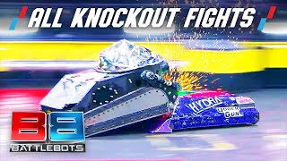 All BattleBot Knockouts From Vengeance in Vegas 1 amp 2  BATTLEBOTS [upl. by Anertac795]