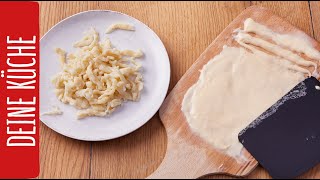 Spätzle selber machen  So einfach geht es 🍝  REWE Deine Küche [upl. by Adnolohs]