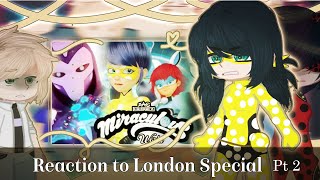 MLB React To London Special  Part 22  Gacha Club  Gacha React [upl. by Yenreit]