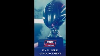 2024 STATE CHAMPS Mr Football  Final Four Announcement [upl. by Natsyrk]