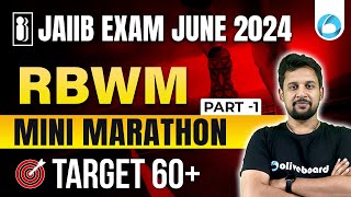 JAIIB RBWM Mini Marathon  Part  1  JAIIB Retail Banking and Wealth Management  By Rajeev Sir [upl. by Best951]