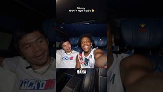 HAPPY NEW YEAR  MANNY PACQUIAO FT SPEED 🤣 IShowSpeed philippines [upl. by Dorrahs]