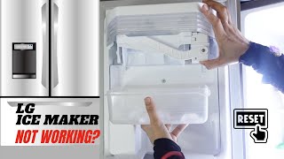 How to Reset Ice Maker LG InstaView [upl. by Uziel]