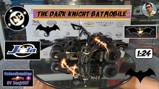 THE DARK KNIGHT BATMOBILE ReUploaded  BLACK TUMBLER  JADA 124 SCALE  Diecast  Batimóvil 💥💥💥💥💥 [upl. by Sosthenna]