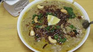 HYDERABAD FAMOUS PISTA HOUSE HALEEM Recipe At Home Ramadan Special Mutton Haleem [upl. by Jessalin268]