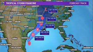 LIVE RADAR Tracking Hurricane Francine [upl. by Einnod]