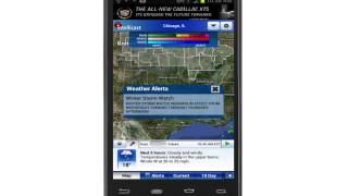 The AllNew Intellicast Weather Android App [upl. by Ahsemo]