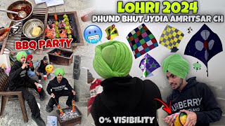 Lohri Vlog 2024😱Patangbazi🪁In Amritsar BBQ PARTY😋 [upl. by Dorcas611]