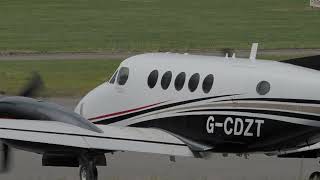 Beechcraft King Air  GCDZT Take Off [upl. by Selwyn]