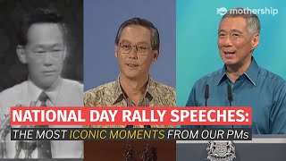 National Day Rally speeches The most iconic moments from Singapores PMs [upl. by Phelgon697]