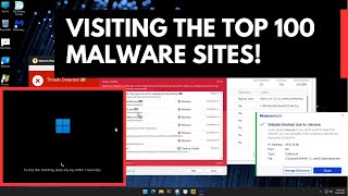 Downloading and running the 100 Malware links [upl. by Otrebcire445]