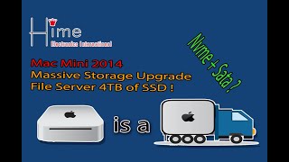 Hime Hardware Massive Mac Mini 2014 Storage Upgrade English Polish subtitles [upl. by Adorne]