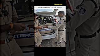 Police vs Bikers 😨 Over speeding challan kar diya hiway Pe🤬shorts bike rider police mppolice [upl. by Ynaffad]