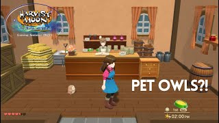 Pets Providence Village and People  Harvest Moon The Winds of Anthos Sneak Peeks [upl. by Aniar]