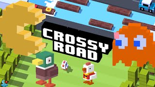 Crossy Road PacMan 256 Theme Unlock Secret Character Clyde [upl. by Ymmaj488]