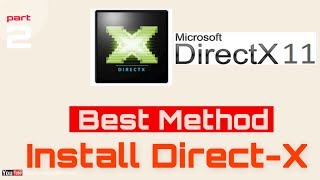 How to install directX in your pc  laptop or computer mai Directx install kaise kare [upl. by Adnohrahs525]