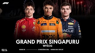 Formuła 1  GP Singapuru Wyścig  Studio  F1 NA ŻYWO  LIVE [upl. by Essie]