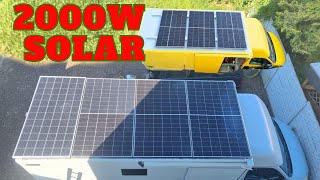 2000 Watt Solarpanels auf Camper Montieren [upl. by Dawkins]