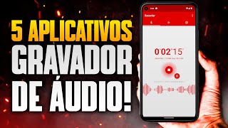 5 MELHORES APPS PARA GRAVAR ÁUDIO 2023 [upl. by Yggam]