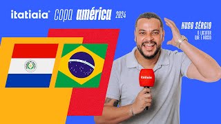 PARAGUAI X BRASIL AO VIVO NA ITATIAIA  REACT DA COPA AMÉRICA 2024 [upl. by Mihcaoj]