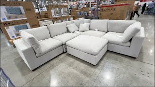 Costco White Sectional sofa Deal [upl. by Livesay]