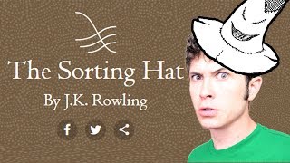 THE SORTNG HAT QUIZ  by JK Rowling [upl. by Ilzel]