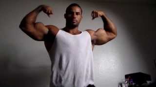 Bodybuilder Posing to Tevin Campbell  Can We Talk  Muscle God Samson [upl. by Hairas]