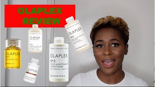 OLAPLEX REVIEW ON AFRO NATURAL AND RELAXED HAIR [upl. by Nahrut]