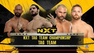 WWE 2K16  Gargano amp Ciampa vs The Revival NXT Tag Team Championship [upl. by Ik]