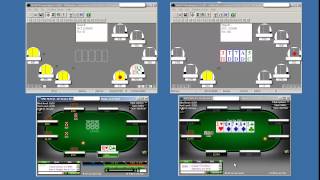 Hydra Poker Bot automatically playing on 888Poker [upl. by Niraa300]