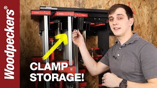 The Ultimate Woodworking Clamp Storage System [upl. by Dahraf]