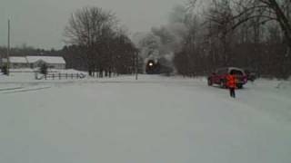 1225 Steam Locomotive Owosso MI [upl. by Burnaby]