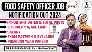 Food Safety Officer Recruitment 2024  FSO Recruitment 2024  TPSC Food Safety Officer Vacancy 2024 [upl. by Possing706]