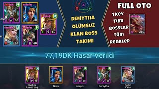 Demythalı Ölümsüz Clan Boss Takımı  Raid Shadow Legends Full oto raidshadowlegends [upl. by Aloivaf]