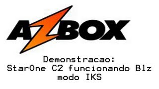 Azbox StarOne C2 funcionando no modo IKS [upl. by Tabor]