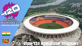 🇮🇳 🇱🇰 2026 ICC Mens T20 World Cup Stadiums [upl. by Nugent768]