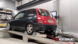 JE Performance  Mapping  Toyota Starlet 4EFE 349bhp  371nm [upl. by Ly572]