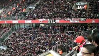 Kommt schießt ein Tor für uns Leverkusner Jungs Leverkusen FC Köln 25022012 SVB Werkself [upl. by Ecirtram]