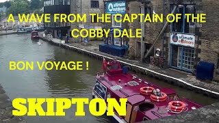 A Wave From the Captain of the Cobby Dale  Skipton Boat Trips  Skipton North Yorkshire yorkshire [upl. by Saffian]