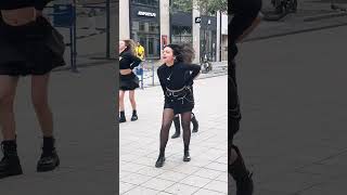 Fancam of ineswbrg as CHAEWON on our CRAZY cover lesserafim kpopdancecover dance fyp [upl. by Nihs]