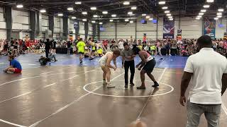 5252024 Nicholas Christie vs Indiana Outlaws Orange NHSCA National Duals [upl. by Rimaj]