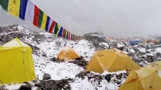 Avalancha en el Everest Terremoto Nepal 2015 [upl. by Ainolloppa]