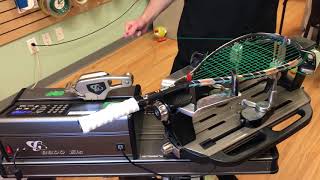 Full Length Movie How to String a Oliver Pure 4 Squash Racquet [upl. by Chipman]