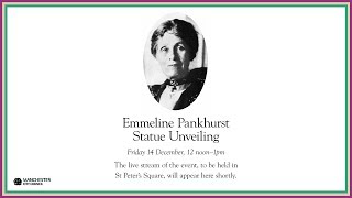 Emmeline Pankhurst statue 14 December 2018 [upl. by Glynnis190]