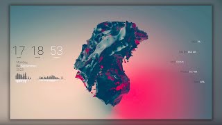 Make Windows 11 Look Cool With Only Rainmeter  Simple Windows Customization [upl. by Peatroy]