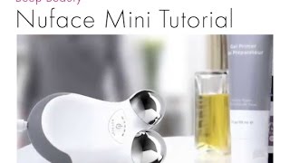 How to use the Nuface Mini facial toning device [upl. by Amaryllis]