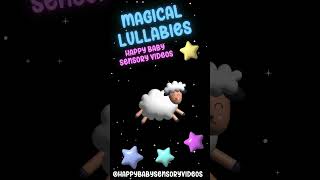 3D Baby Sensory Bedtime Lullaby Magic  High Contrast Visual Development Calming Music [upl. by Harry]