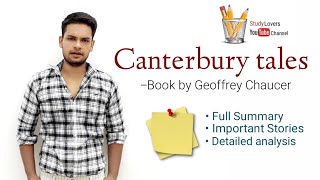 canterbury tales in Hindi summary Knights Millers wife of baths Pardoners Geoffrey Chaucer [upl. by Rolyat514]