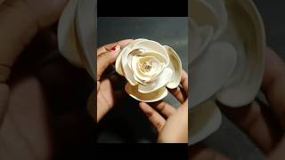 Sea shell craft ideas  simple beautiful rose making craft diy [upl. by Arvid]