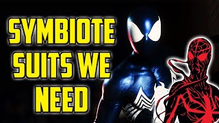 5 Symbiote Suits We Need In Marvels SpiderMan 2 [upl. by Nonnelg]